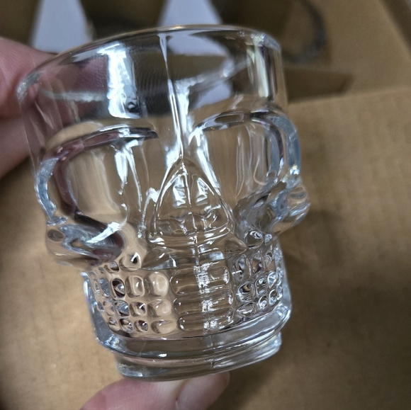 Skull shot glass Real Living 6 glass set NEW in box gift set - Picture 3 of 5